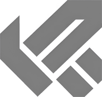 Минималистичный абстрактный логотип компании Поместье Парк в серых тонах на белом фоне